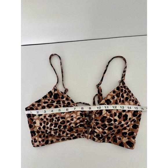 Y2K Palm & Leopard Plus Size 16W Swim Top Duo Bikini & Tankini Boho Chic Resort - Picture 11 of 15